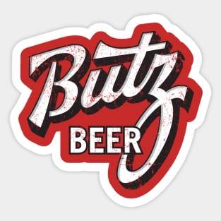 Butz Beer Sticker